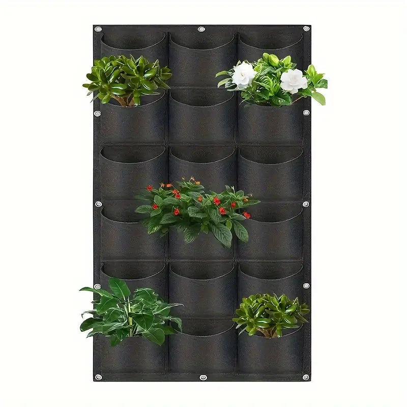 Felt Plant Bag for Vertical Wall Mounting - Three - Dimensional , Non - Woven Plant Bag