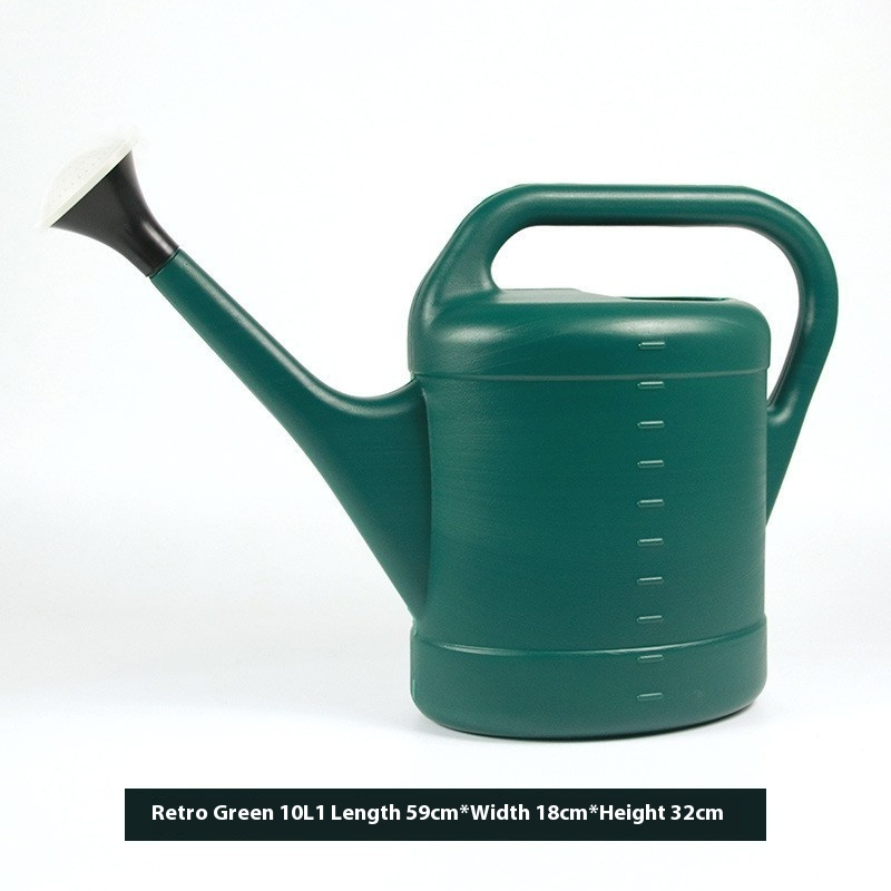Large - Volume Watering Can with Long Spout - Plastic for Garden Maintenance
