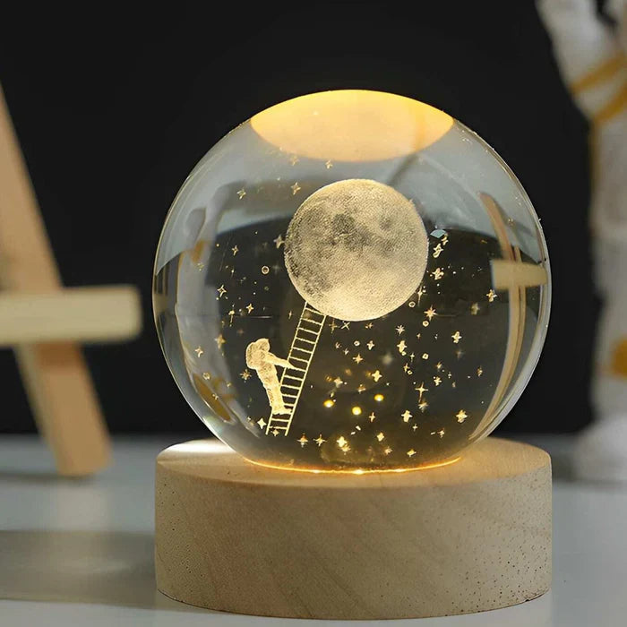 Luminous Moon Crystal Ball