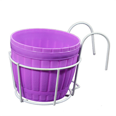 Practical Planter Holder with Sturdy Metal Frame for Balconies and Patios