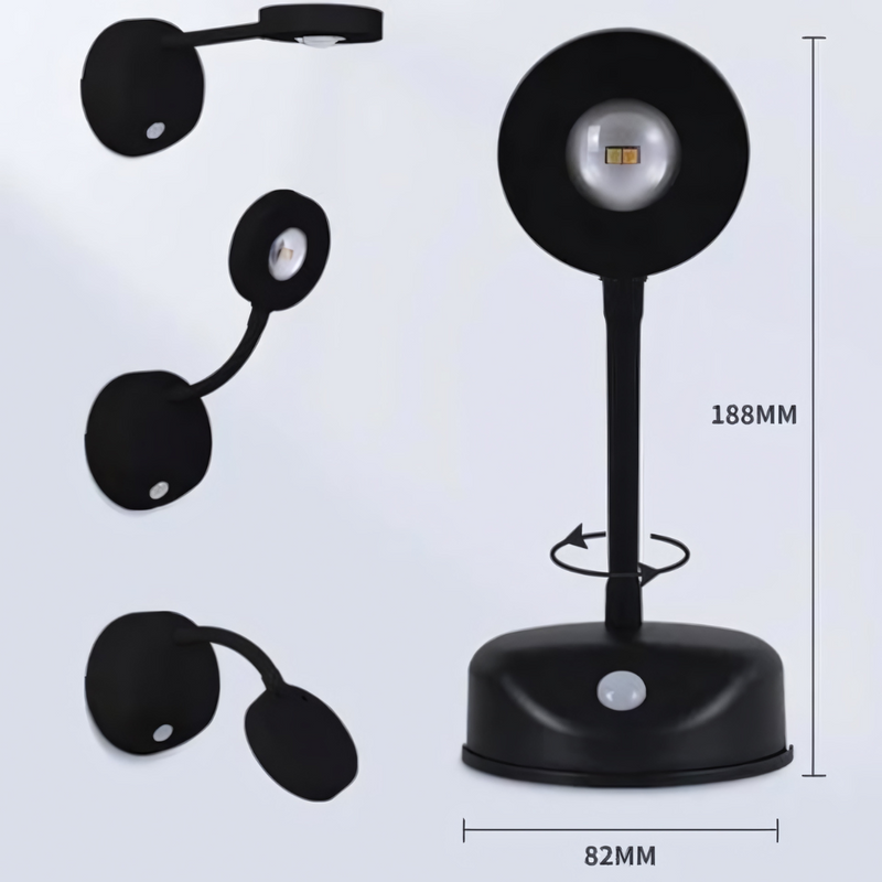 Wireless Led Spotlight With Motion Detector
