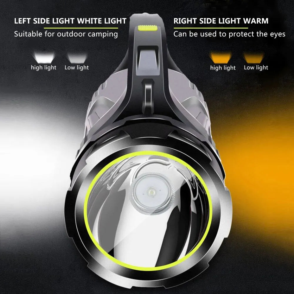 Led Double - Sided Torch - Waterproof Work Lamp For Outdoor And Emergencies