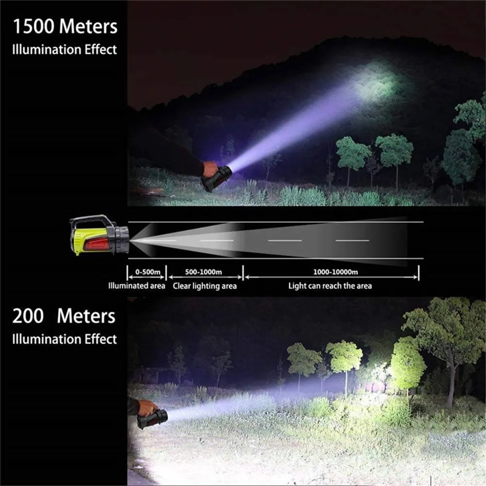 Led Double - Sided Torch - Waterproof Work Lamp For Outdoor And Emergencies