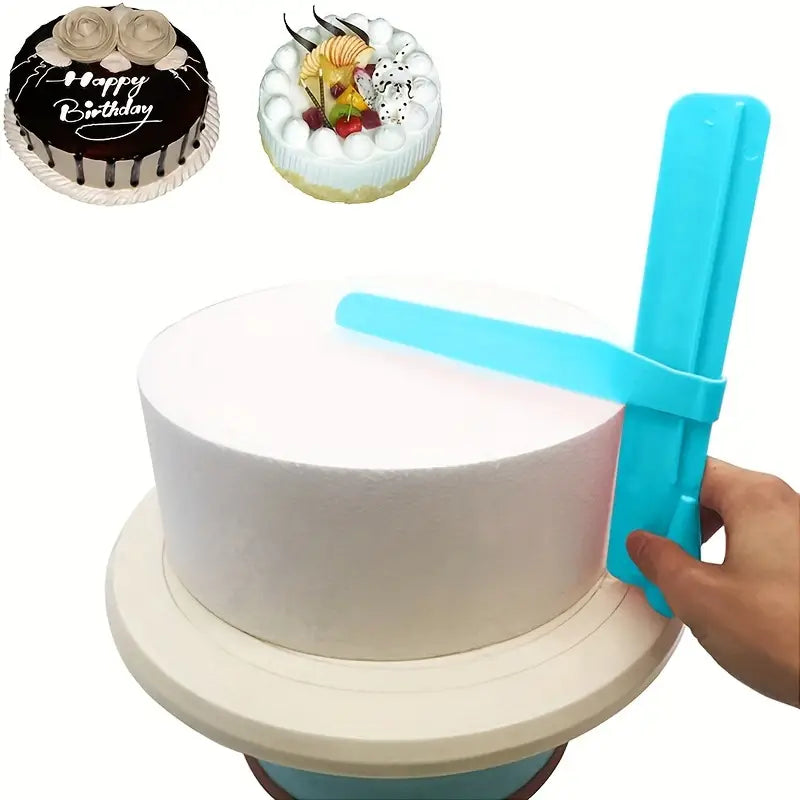 Cake Smoothing Tool For Evenly Spreading And Decorating Cakes