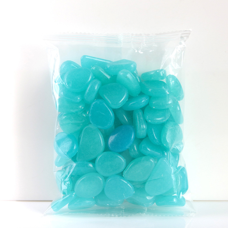 Luminous Stones for Garden & Decoration - Phosphorescent Pebbles in Various Colours