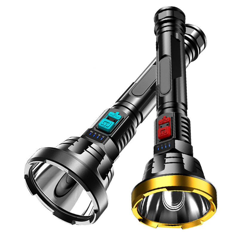 90000lm Led Torch - Tactical Searchlight With Usb Charging And Super - Bright Illumination