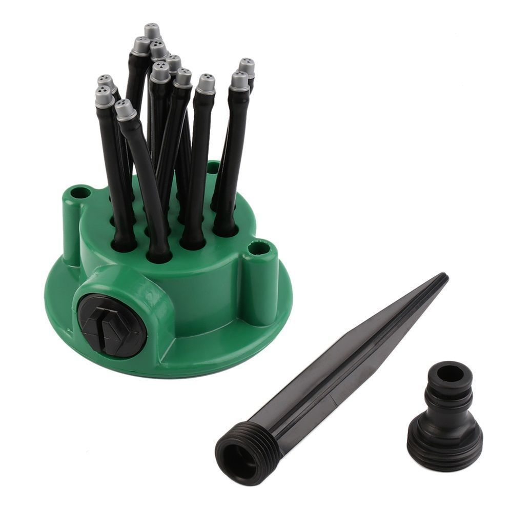 12 - In-1 Garden Irrigation System - Adjustable Sprinkler with 360 - Degree Irrigation