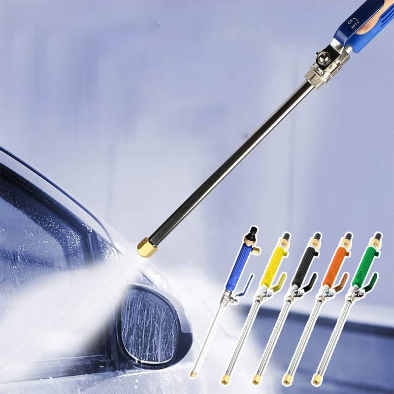 High - Pressure Cleaner Spray Nozzle for Car - Adjustable Water Nozzle with Ergonomic Handle
