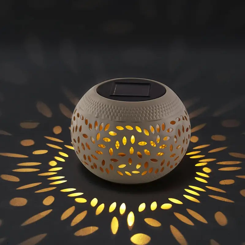 Dotted Solar Garden Lighting - Decorative Lamp for Outdoor Areas and Patios
