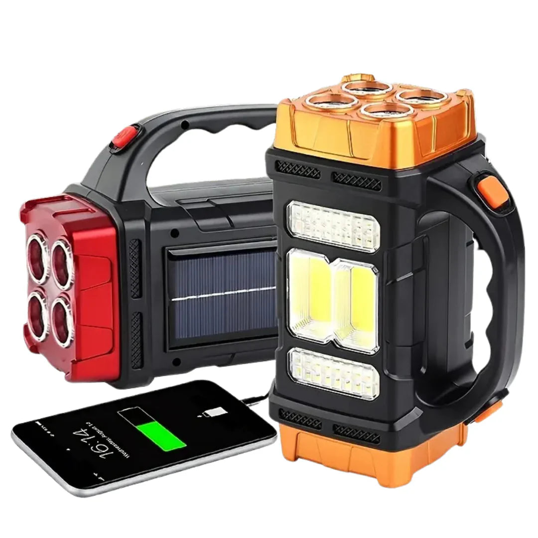3 - In-1 Emergency Torch with Usb Charging and Carrying Handle