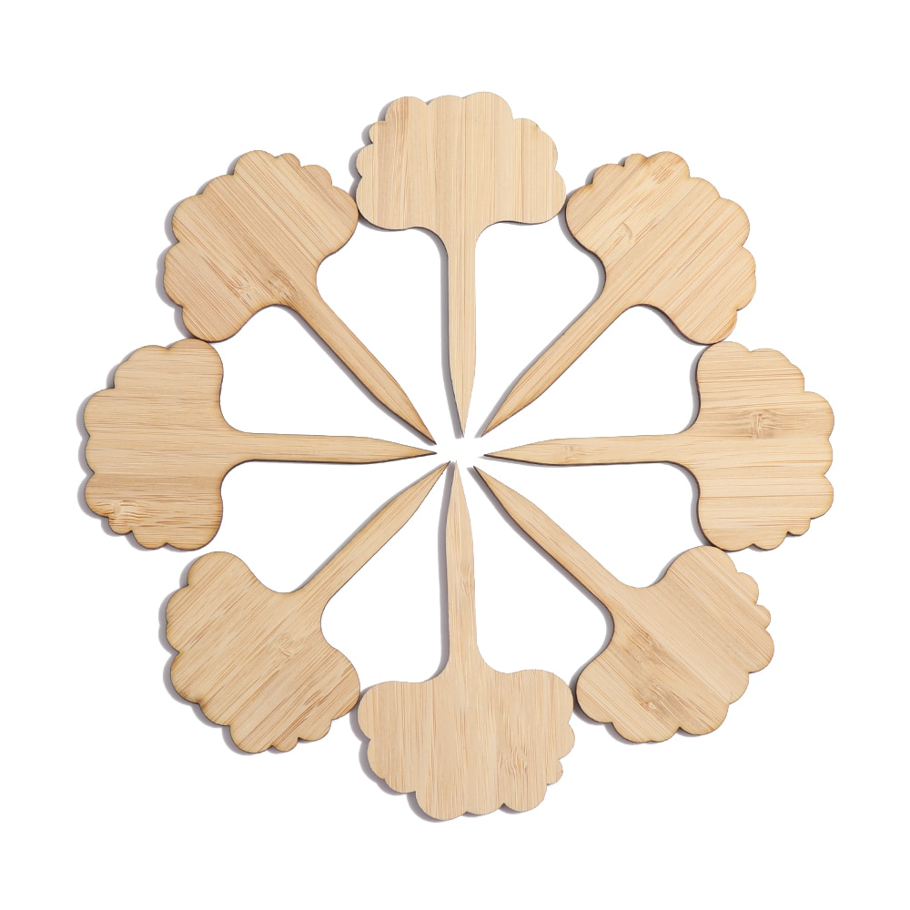 Wooden Plant Labels for Garden and Balcony - Rewritable Labels for Herbs and Plants