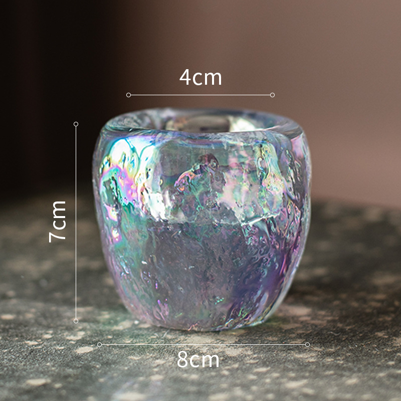Glass Tealight Holder - Decorative Candle Holder Made Of Clear Glass For Cosy Lighting