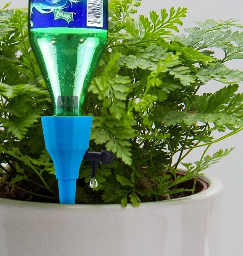 Plant Watering Spike for Bottles - Automatic Drip Irrigation for Garden Plants
