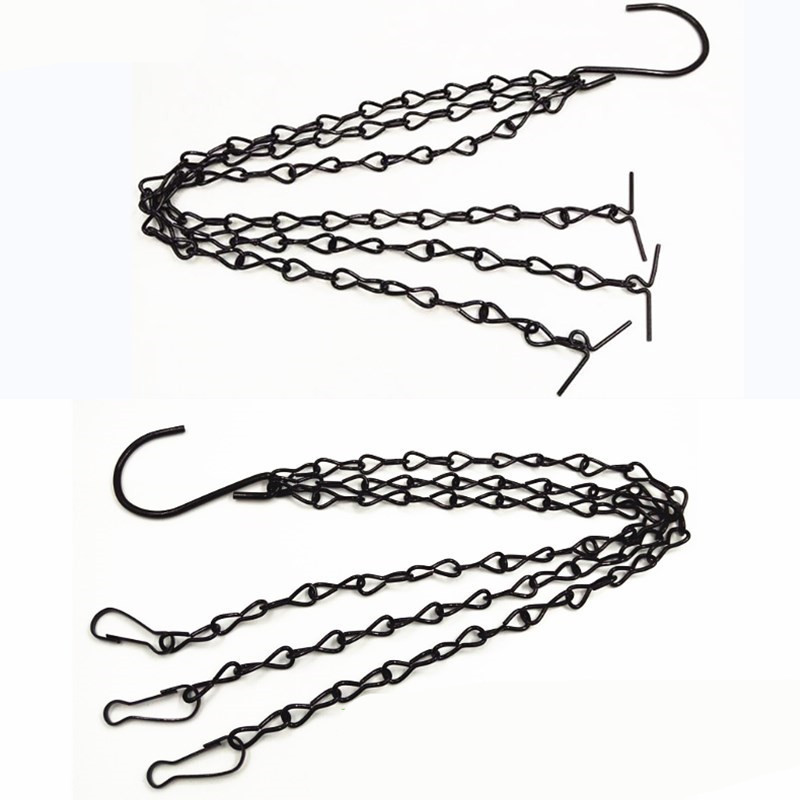 Stable Plant Hangers with Chains - Robust Suspension for Flower Pots and Garden Plants