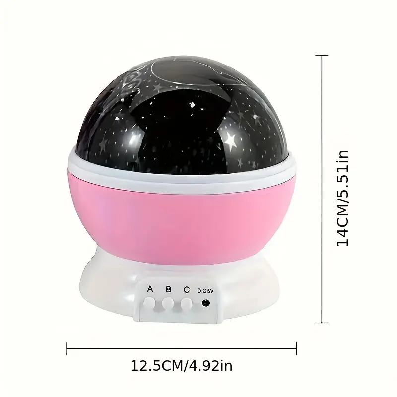 Soothing Night Light Ball With Star Projection