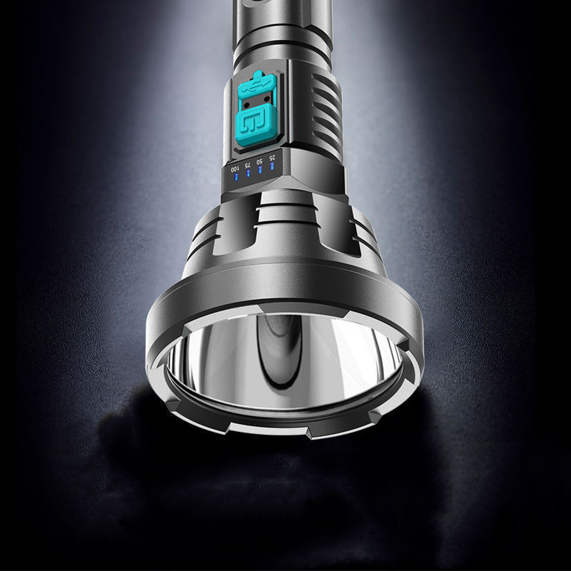 90000lm Led Torch - Tactical Searchlight With Usb Charging And Super - Bright Illumination