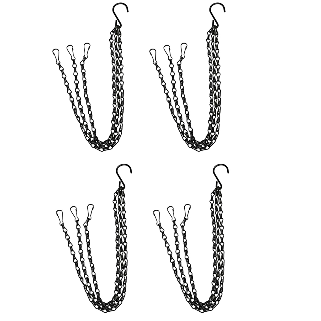 Stable Plant Hangers with Chains - Robust Suspension for Flower Pots and Garden Plants
