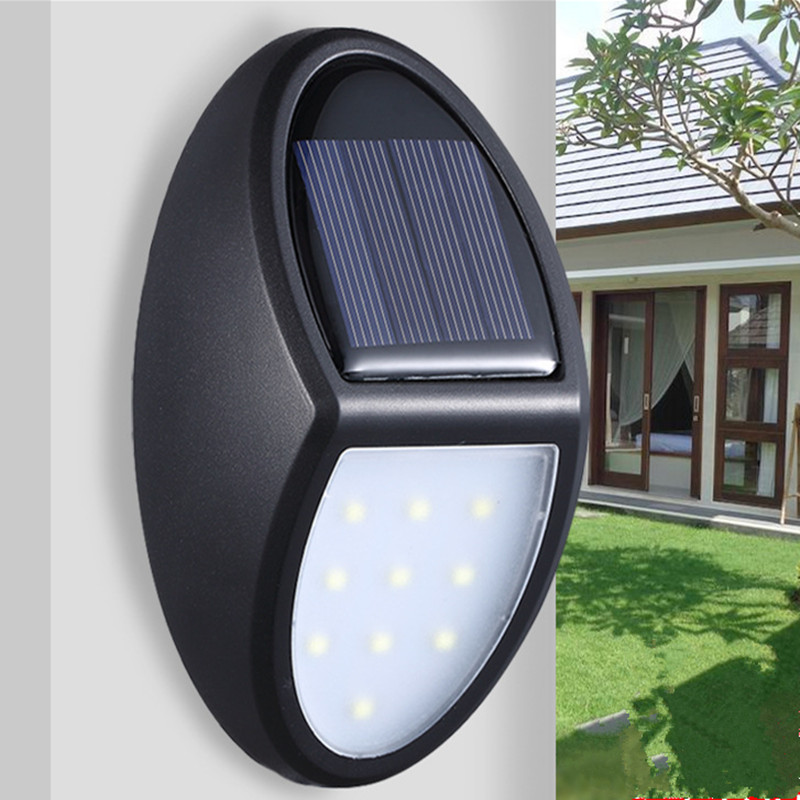 Solar Led Wall Lamp For Outdoors - Weatherproof Energy - Saving And With Motion Detector