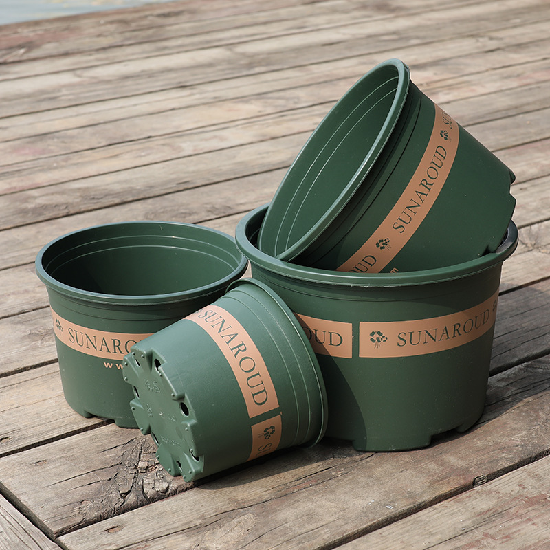 Robust Plastic Plant Pot - Weatherproof Flower Pot for Garden and Balcony
