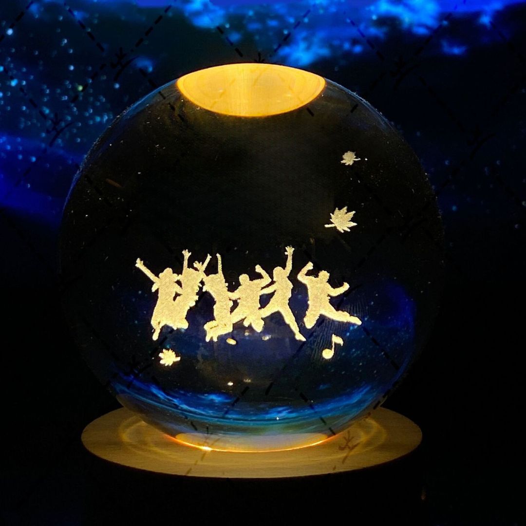 Luminous Moon Crystal Ball