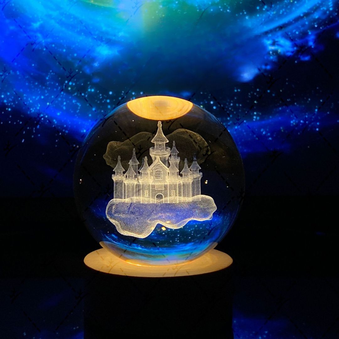 Luminous Moon Crystal Ball