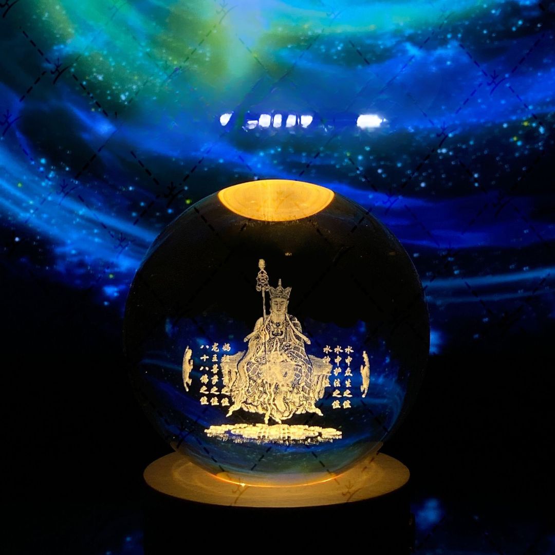 Luminous Moon Crystal Ball