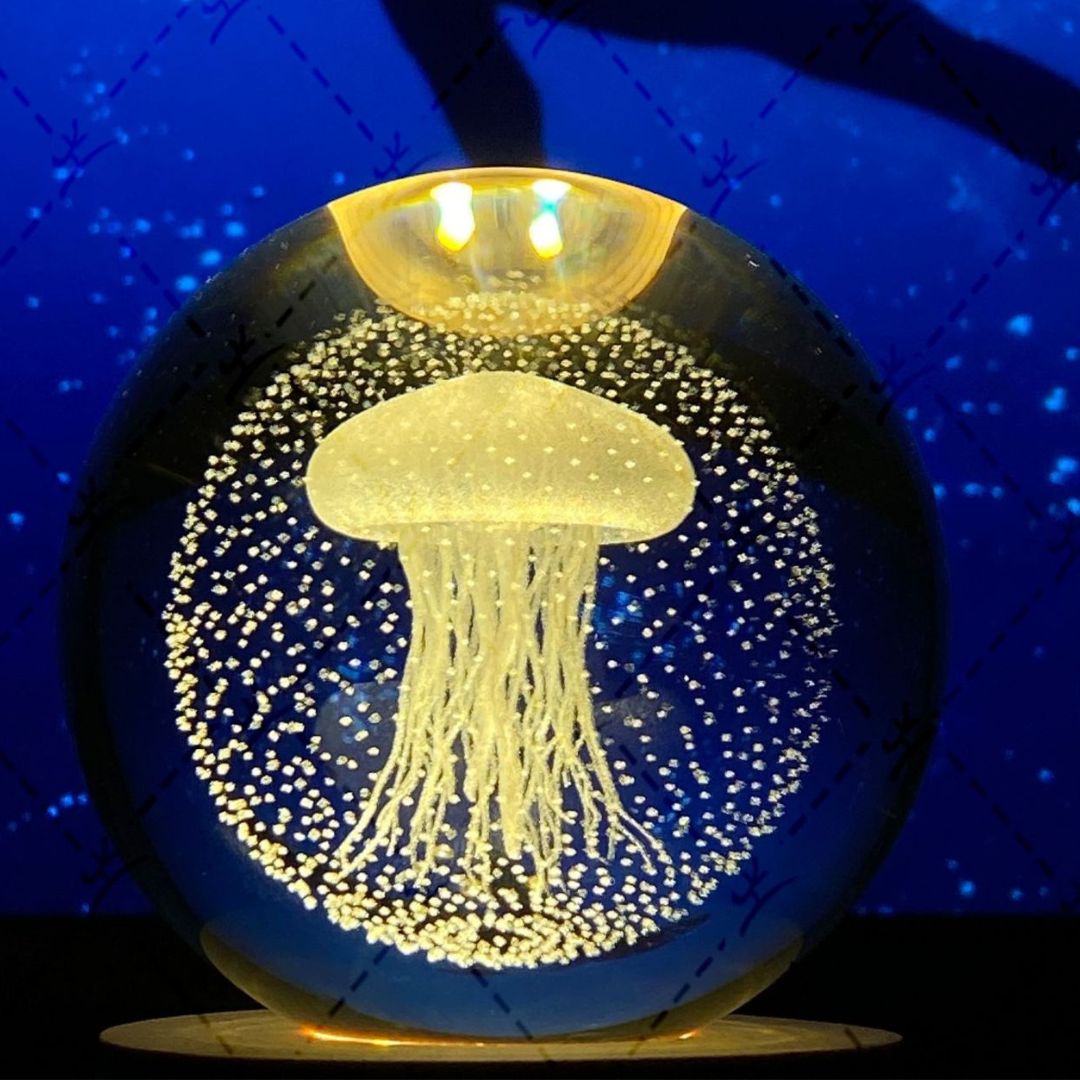 Luminous Moon Crystal Ball