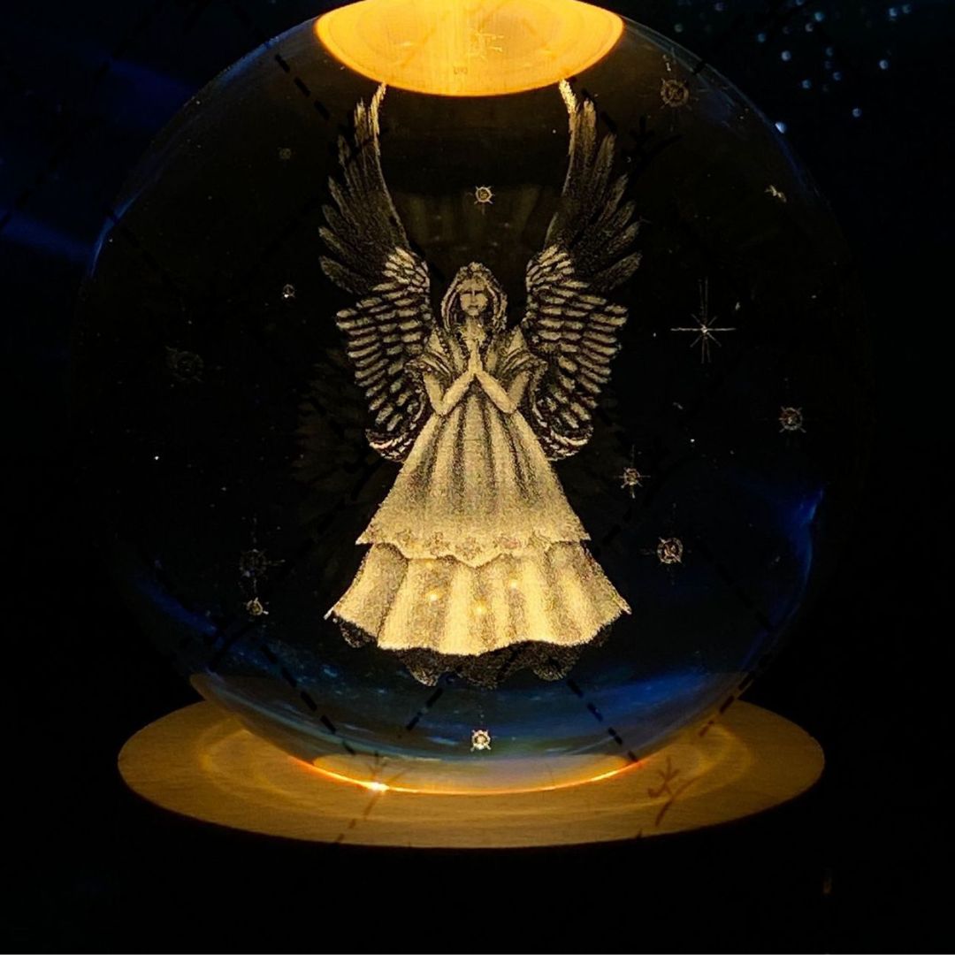 Luminous Moon Crystal Ball