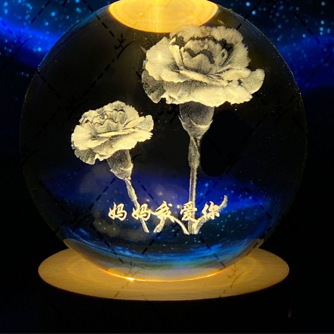 Luminous Moon Crystal Ball