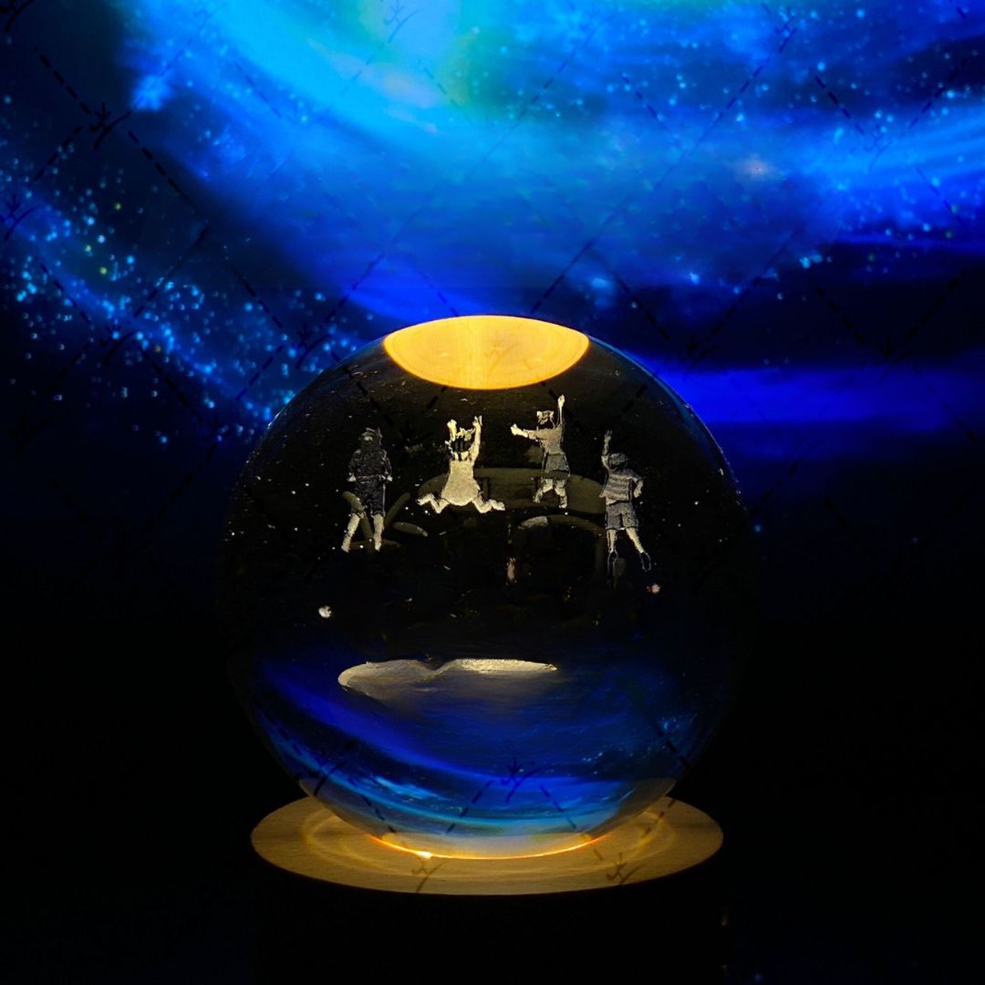Luminous Moon Crystal Ball