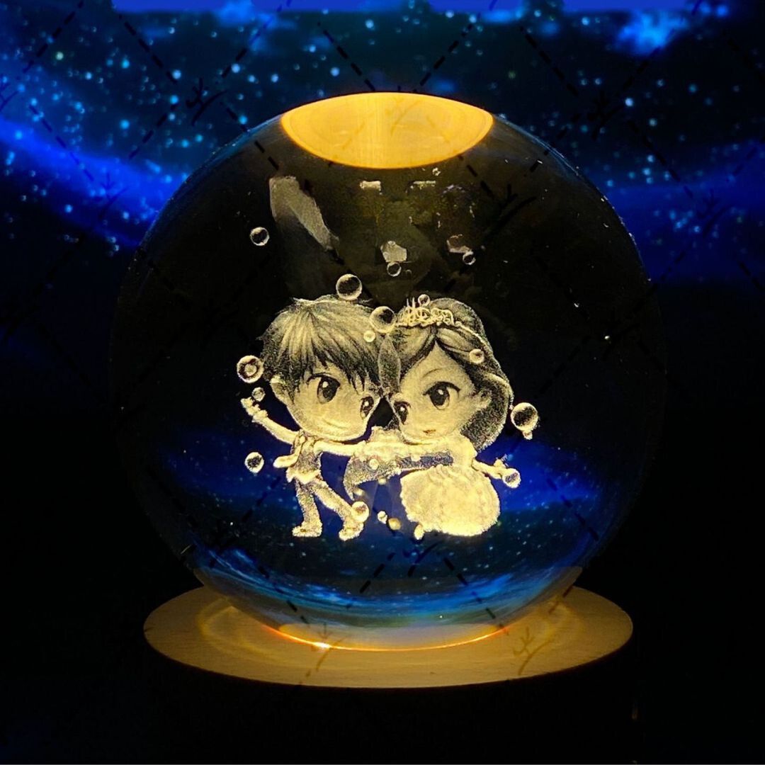 Luminous Moon Crystal Ball