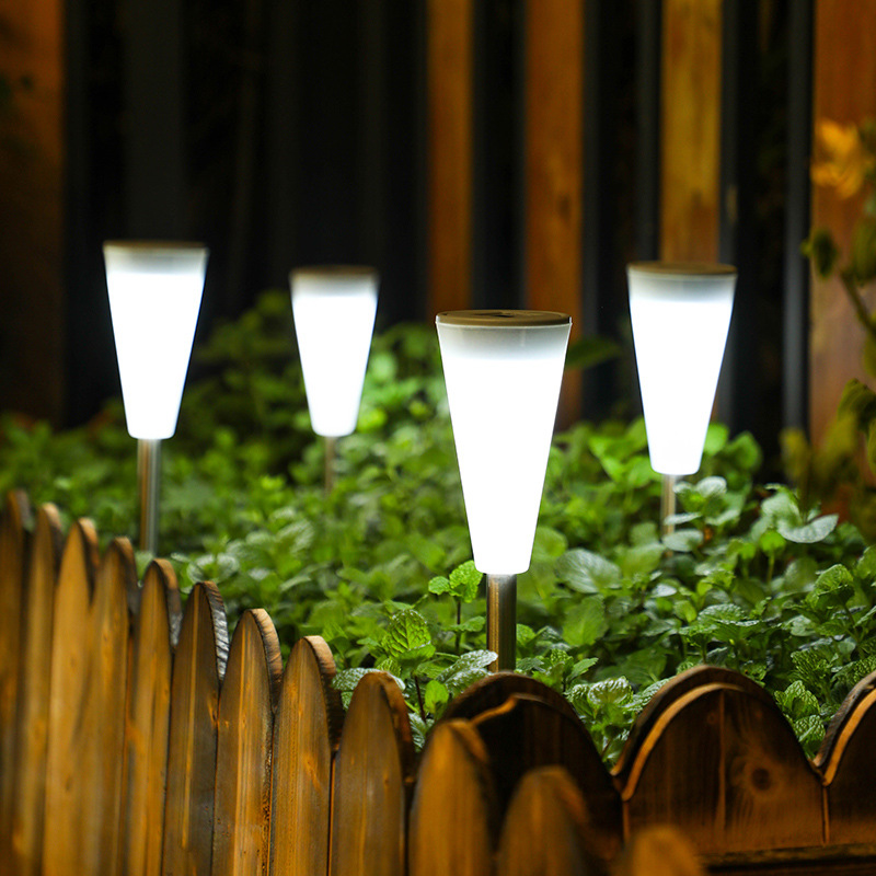 Solar Led Garden Light With Colour Change - Decorative Outdoor Lighting For Flower Beds And Paths