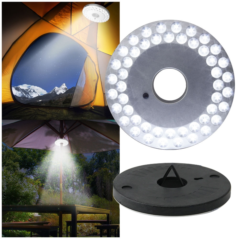 Solar Led Camping Lamp - Portable Hanging Tent Lighting For Outdoor Activities