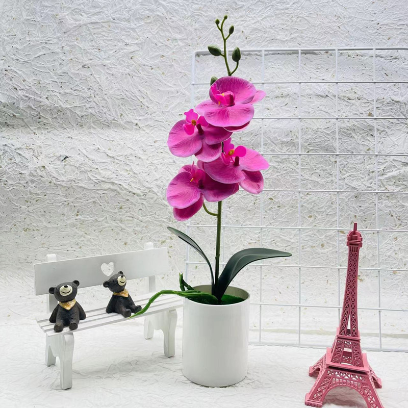 Artificial Orchid Flower - Decorative Artificial Plant for Living Room and Table Decoration