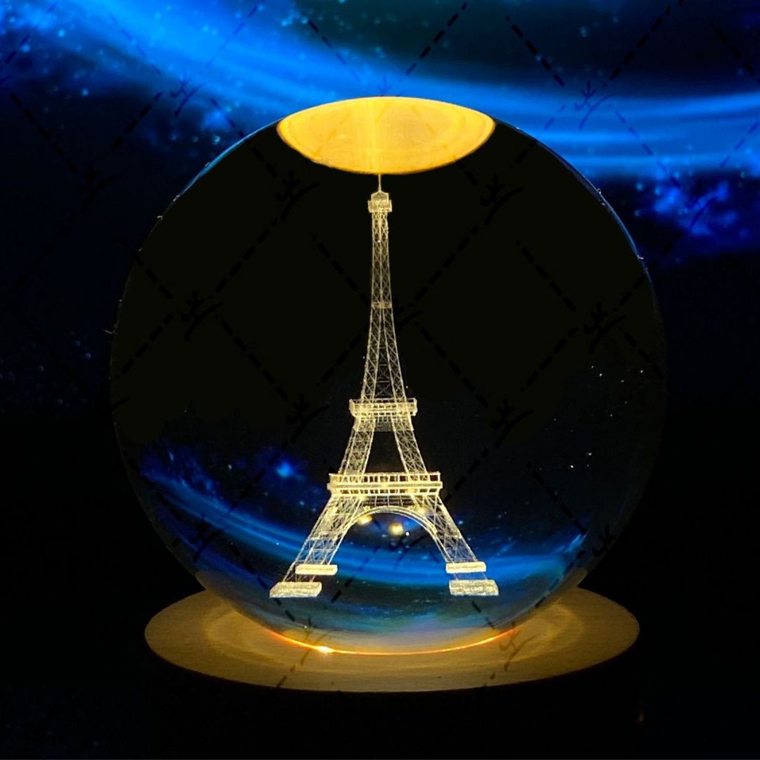Luminous Moon Crystal Ball