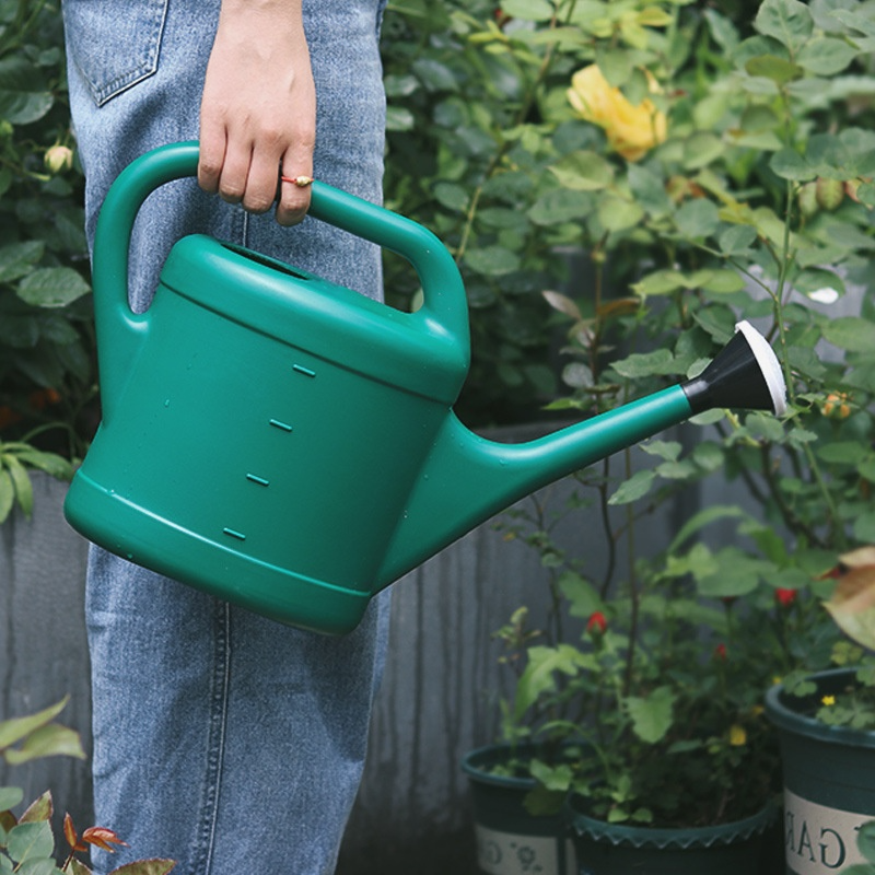 Large - Volume Watering Can with Long Spout - Plastic for Garden Maintenance