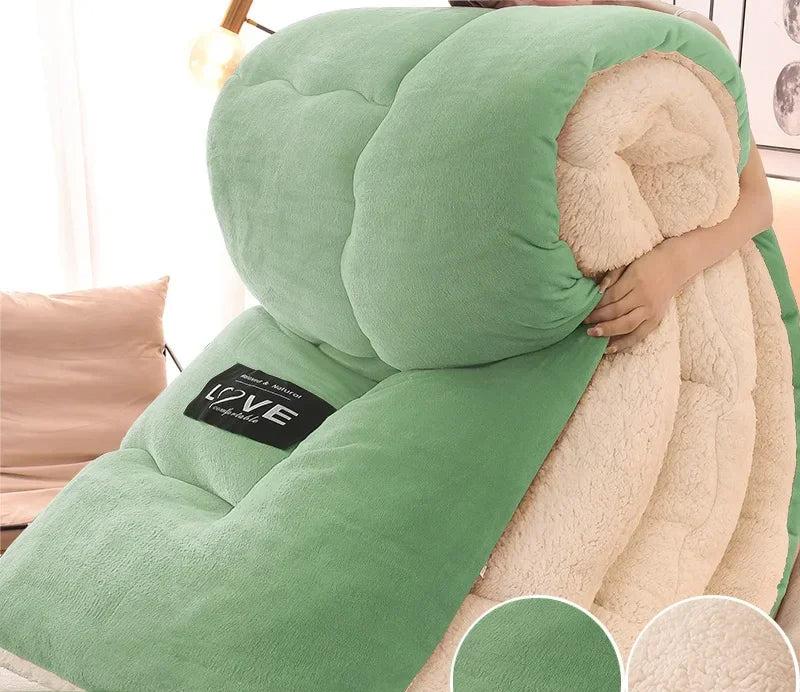 Premium Winter Blanket With Double-layer Flannel Fleece