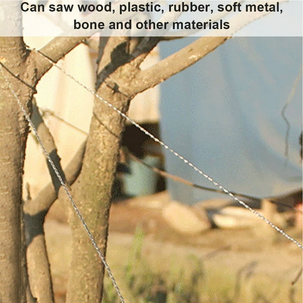 Wire Saw for Garden and Outdoor Use - Compact Saw for Adventures and Gardening