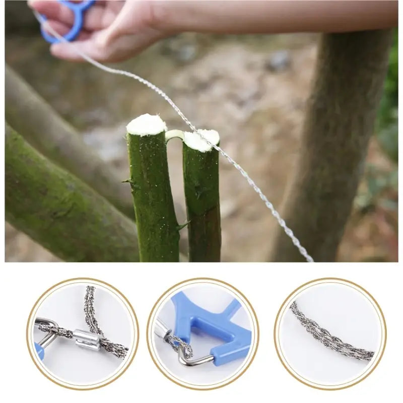 Wire Saw for Garden and Outdoor Use - Compact Saw for Adventures and Gardening
