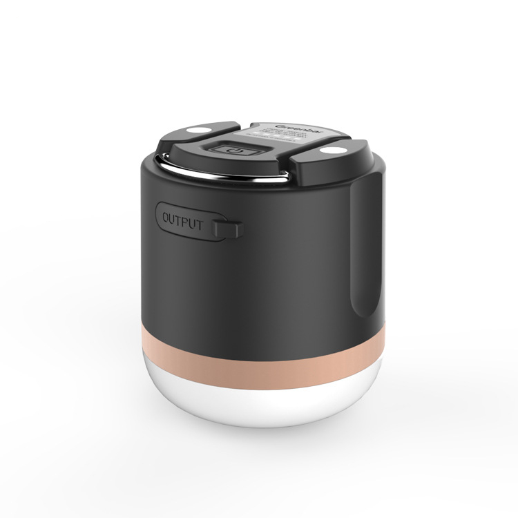 Portable Led Camping Lamp With Power Bank - Rechargeable Usb Connection For Outdoor Emergencies