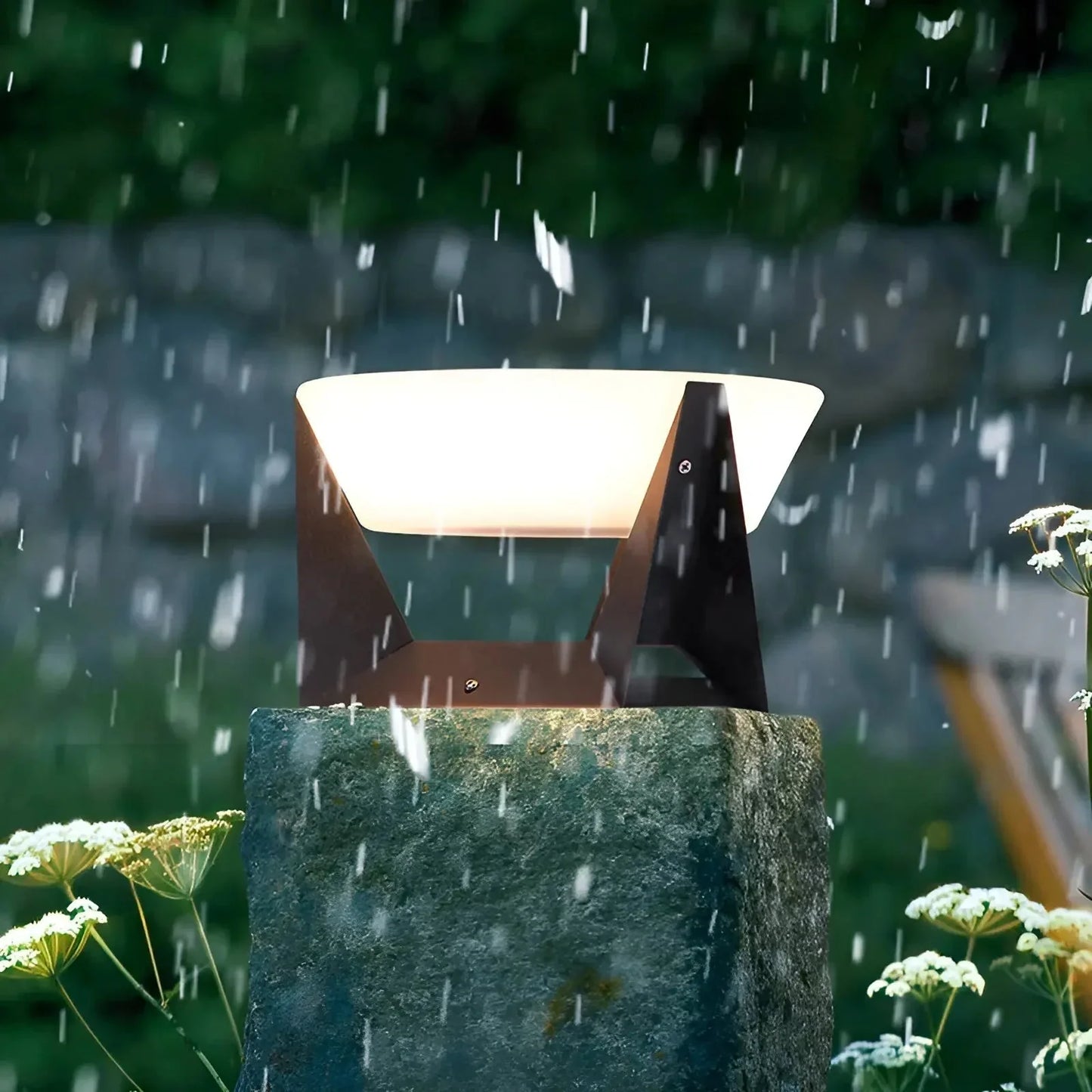 Modern LED Pedestal Light For Outdoor Use