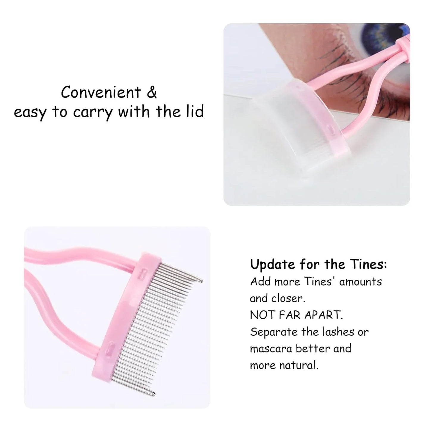 Precision Lash Comb for Perfect Lashes