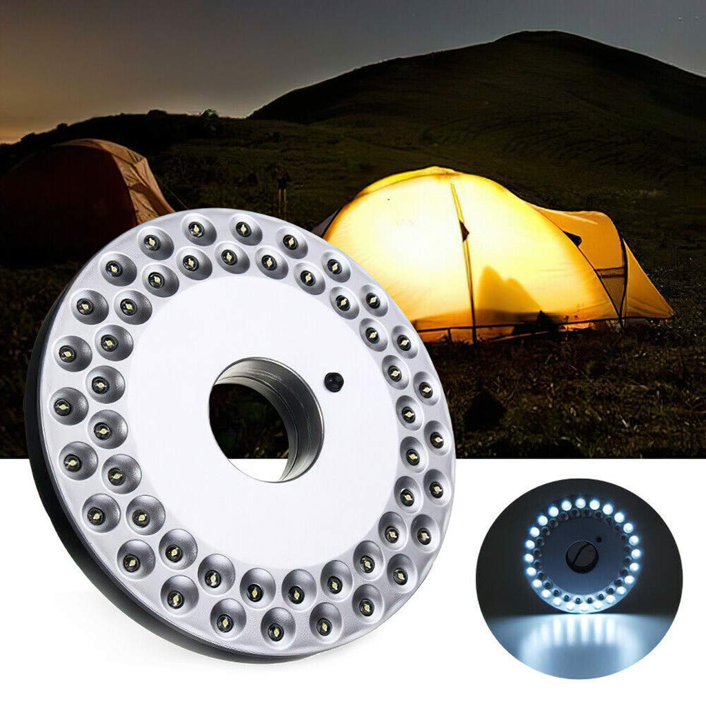 Solar Led Camping Lamp - Portable Hanging Tent Lighting For Outdoor Activities