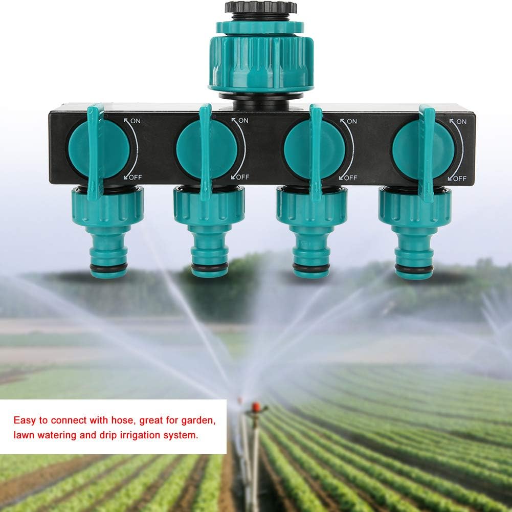 Universal 4 - Way Garden Hose Distributor - Adjustable Tap Distributor