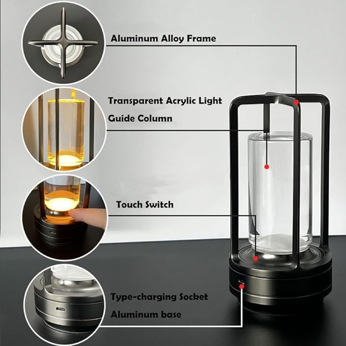 Retro Metal Table Lamp