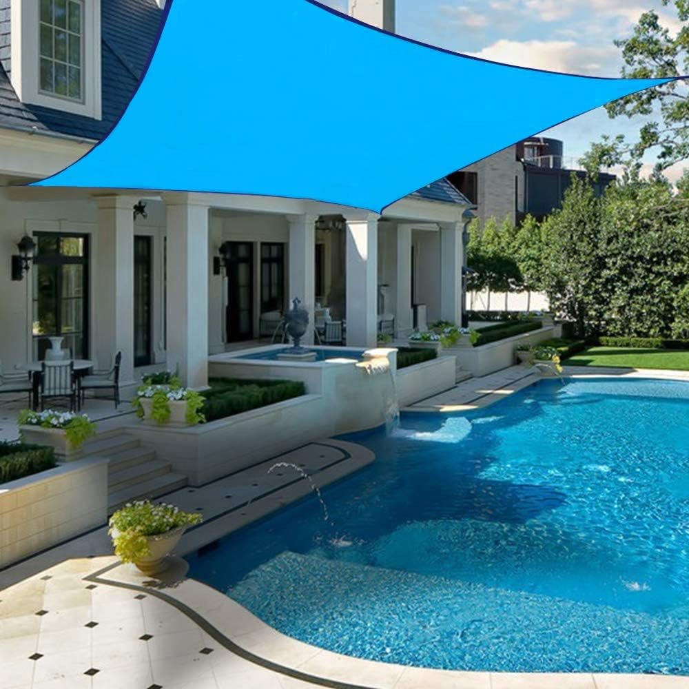 Rectangular Sun Shade Sail - UV - Resistant Sun Shade Sail with Rope