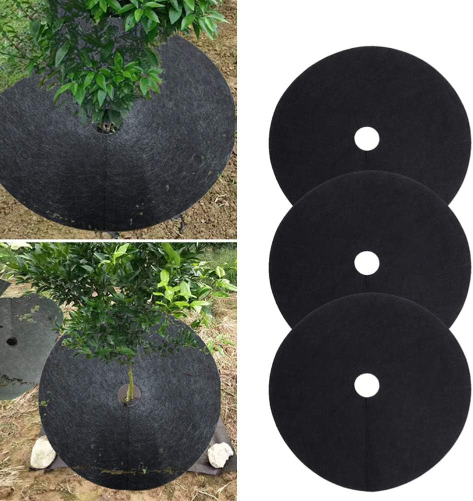 Weed Fleece Tree Disc - Breathable Root Protection Mat for Garden and Plants