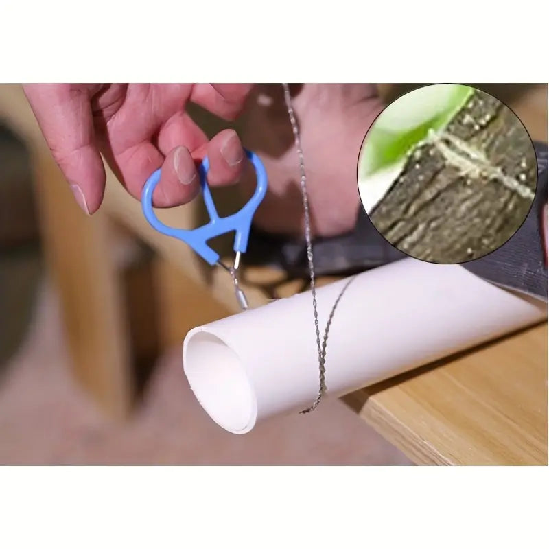 Wire Saw for Garden and Outdoor Use - Compact Saw for Adventures and Gardening