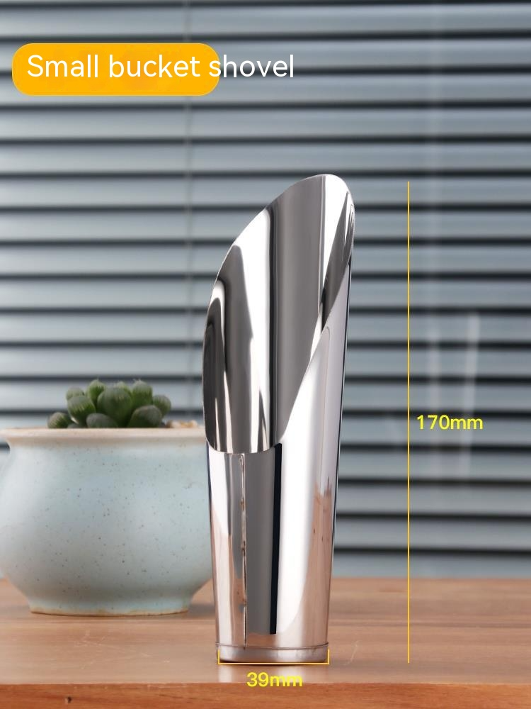 Stainless Steel Shovel for Potting Soil - Robust Planting Shovel for Garden and Balcony