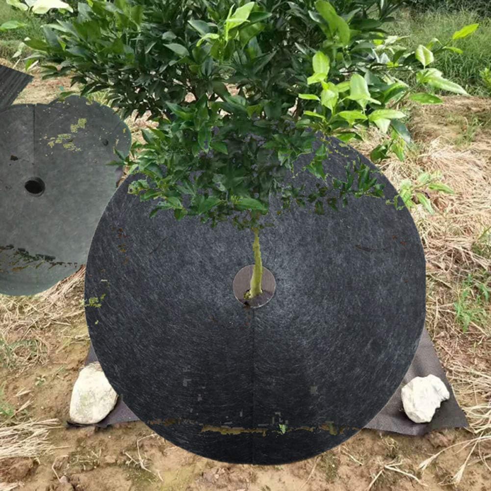 Weed Fleece Tree Disc - Breathable Root Protection Mat for Garden and Plants
